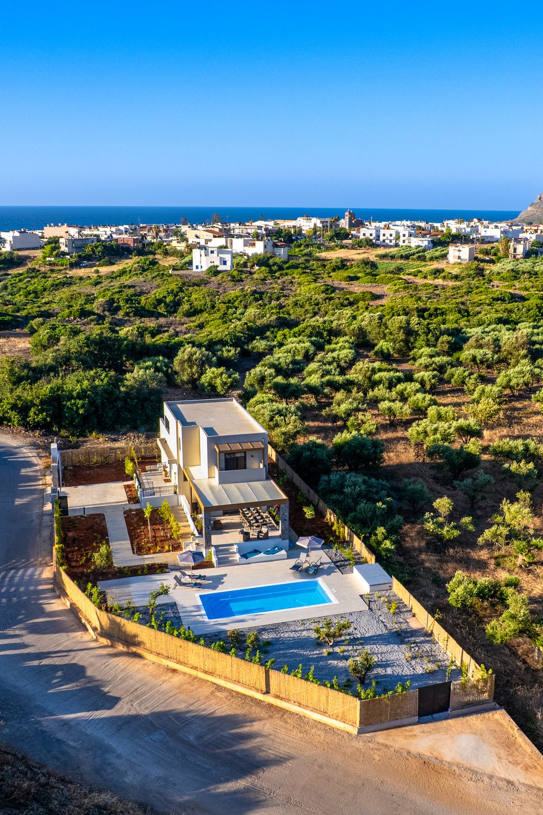 Villa Domingo aerial view