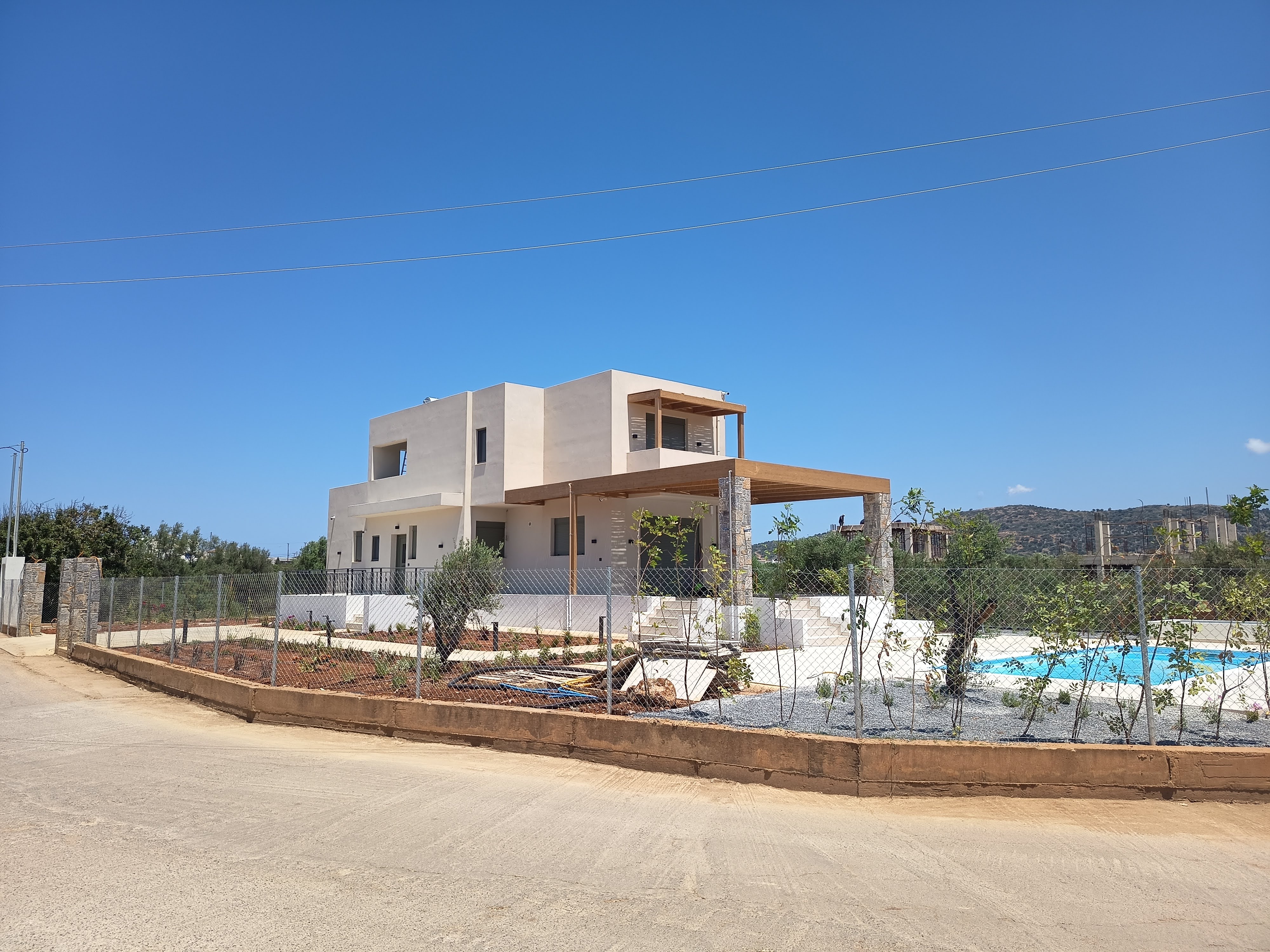 Villa from road
